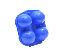 IOIUSKKU Huevera con tapa, duradera, reutilizable, portátil, 4 rejillas, ideal para eventos al aire libre, viajes, senderismo, picnic, cocina, barbacoa, accesorios.