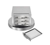 IOIUSKKU Máquina para hacer rollos de arroz, máquina multiusos para hacer bollos al vapor, para el desayuno, doméstico y cocina.