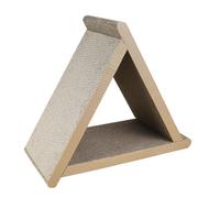 IOIUSKKU Rascador para Mascotas, Juguete para afilar Garras, único, Hueco, atrae a los Gatos y fomenta el Instinto Natural de rascado. Rascador de cartón Corrugado para Gatos.