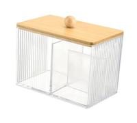 IOIUSKKU Soporte para hisopos de algodón para Maquillaje, contenedor para hisopos de algodón para Escritorio, hogar, Hilo para Dental