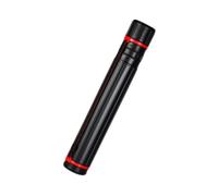 IOIUSKKU Tubo de almacenamiento de arte portátil de longitud ajustable para almacenar mapas y dibujos. Resistente al agua para un viaje seguro. No se dobla ni, Negro, Tipo 4