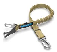 IOKHEIRA cinturón de Seguridad para Perros, cinturón de Seguridad para Mascotas y Accesorio de Barra de Cierre con mosquetón Giratorio con Cerradura