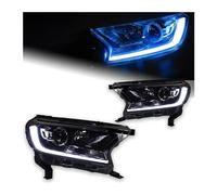 IOKSDD 1 par de faros delanteros compatibles con Everest 2016-2018, LED DRL Hid Bi Xenon, accesorios for automóviles