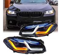 IOKSDD 2 faros delanteros LED compatibles con F10 F18 (2010-2017), Serie 5 (520i, 520d, 530i, 530d), accesorios for coche(10-13 Halogen)