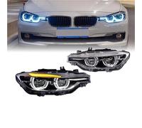 IOKSDD Conjunto de faros delanteros LED completos 1 par, compatibles con Serie 3 F30 F35 2013-2019, Spoon reacondicionados, lentes(For Original Xenon)