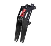 IOLKHFK M365 Scooter Horquilla Delantera Suspensión Delantera Kit de Amortiguador Delantero, Compatible con Xiaomi M365 Pro PRO2 1S M1 Accesorios for Scooter eléctrico(Red Black Kit)
