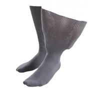 IOMI - 1 pares hombre diabeticos edema calcetines sin elasticos costuras para la circulacion (39-43 eur (6-8.5 UK), Grey)
