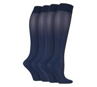 IOMI - 2 pares mujer 40 den altos medias compresion graduada en 4 colores (37-42 eur, Blue Energising)