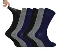 IOMI Footnurse calcetines no elásticos y diabéticos con costuras en los dedos [6 paquetes] 39-45 eur Multi color