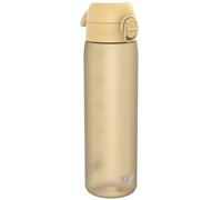 ion8 Botella Agua, 500ml, a Prueba de Fugas, Fácil de Abrir, Cerradura Segura, Apta para Lavavajillas, Sin BPA, Asa de Transporte, Fácil de Limpiar, Neutro en Carbono, Desierto