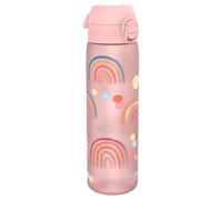 ion8 Botella Agua, 500ml, a Prueba de Fugas, Fácil de Abrir, Cerradura Segura, Apta para Lavavajillas, Sin BPA, Asa de Transporte, Fácil de Limpiar, Neutro en Carbono, Arcoíris