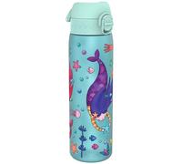 ion8 Botella Agua, 500ml, a Prueba de Fugas, Fácil de Abrir, Cerradura Segura, Apta para Lavavajillas, Sin BPA, Asa de Transporte, Fácil de Limpiar, Neutro en Carbono, Sirenas