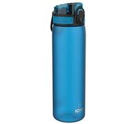 ion8 Botella Agua, 500ml, a Prueba de Fugas, Fácil de Abrir, Cerradura Segura, Apta para Lavavajillas, Sin BPA, Asa de Transporte, Fácil de Limpiar, Neutro en Carbono, Azul