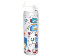 ion8 Botella Agua, 500ml, a Prueba de Fugas, Fácil de Abrir, Cerradura Segura, Apta para Lavavajillas, Sin BPA, Asa de Transporte, Fácil de Limpiar, Neutro en Carbono, Robots