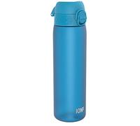 ion8 Botella Agua, 500ml, a Prueba de Fugas, Fácil de Abrir, Cerradura Segura, Apta para Lavavajillas, Sin BPA, Asa de Transporte, Fácil de Limpiar, Neutro en Carbono, Azul