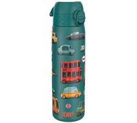 ion8 Botella Agua Acero Inoxidable Termica, 500ml, a Prueba de Fugas, Fácil de Abrir, Cerradura Segura, Aptas para Lavavajillas, Adapta a Portavasos, Asa de Transporte, Automóviles