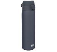 Ion8 Botella Agua Acero Inoxidable Termica, 500ml, a Prueba de Fugas, Fácil de Abrir, Cerradura Segura, Aptas para Lavavajillas, Adapta a Portavasos, Asa de Transporte, Azul Marino
