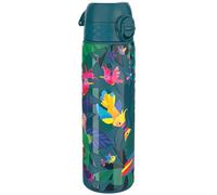 ION8 Botella Agua Inox Ligero, 600ml, Sin Aislamiento, a Prueba de Fugas, Fácil de Abrir, Aptas para Lavavajillas, Cerradura Segura, Fácil de Limpiar, en Relieve, Aves Exóticas