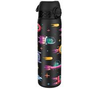 ion8 Botella Agua Inox Ligero, 600ml, Sin Aislamiento, a Prueba de Fugas, Fácil de Abrir, Aptas para Lavavajillas, Cerradura Segura, Fácil de Limpiar, en Relieve, Naves Espaciales