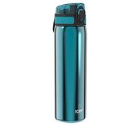 ION8 Botella Agua Inox Ligero, 600ml, Sin Aislamiento, a Prueba de Fugas, Fácil de Abrir, Cerradura Segura, Aptas para Lavavajillas, Fácil de Limpiar, Resistente a Rayones, Aqua