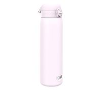 ion8 Botella Agua Inox Ligero de 1 Litro, Sin Aislamiento, a Prueba de Fugas, Fácil de Abrir, Cerradura Segura, Aptas para Lavavajillas, Resistente a Rayones, Lila