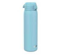 ION8 Botella Agua Inox Ligero de 1 Litro, Sin Aislamiento, a Prueba de Fugas, Fácil de Abrir, Cerradura Segura, Aptas para Lavavajillas, Resistente a Rayones, Azul