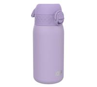 ION8 Botella Agua Inox Ligero para Niños, 400ml, Sin Aislamiento, a Prueba de Fugas, Fácil de Abrir, Cerradura Segura, Aptas para Lavavajillas, Fácil de Limpiar, Resistente a Rayones, Limón