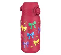 ion8 Botella Agua Inox Ligero para Niños, 400ml, Sin Aislamiento, a Prueba de Fugas, Fácil de Abrir, Cerradura Segura, Aptas para Lavavajillas, Fácil de Limpiar, Resistente a Rayones, Lazos