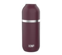 ion8 Botella Aislada al Vacío ThermoShield para Bebidas Calientes o Frías, Gran Taza Aislada, Capacidad de 2 Tazas, Tapa Magnética y Base Suave - Elegante y Ecológica, Mora