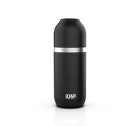 ION8 Botella Aislada al Vacío ThermoShield para Bebidas Calientes o Frías, Gran Taza Aislada, Capacidad de 2 Tazas, Tapa Magnética y Base Suave - Elegante y Ecológica, Negro