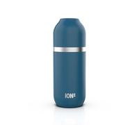 ION8 Botella Aislada al Vacío ThermoShield para Bebidas Calientes o Frías, Gran Taza Aislada, Capacidad de 2 Tazas, Tapa Magnética y Base Suave - Elegante y Ecológica, Verde Azulado Intenso