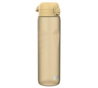 ion8 Botella de Agua 1 Litro, 1000 ml, a Prueba de Fugas, Fácil de Abrir, Cerradura Segura, Asa de Transporte, Apta para Lavavajillas, Sin BPA, Ideal para Deporte y Gimnasio, Desierto