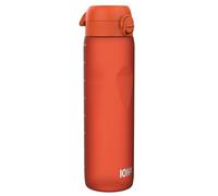 ION8 Botella de Agua 1 Litro, 1000 ml, a Prueba de Fugas, Fácil de Abrir, Cerradura Segura, Asa de Transporte, Apta para Lavavajillas, Sin BPA, Ideal para Deporte y Gimnasio, Naranja Cálido