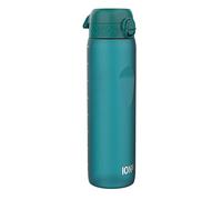 ion8 Botella de Agua 1 Litro, 1000 ml, a Prueba de Fugas, Fácil de Abrir, Cerradura Segura, Asa de Transporte, Apta para Lavavajillas, Sin BPA, Ideal para Deporte y Gimnasio, Agua