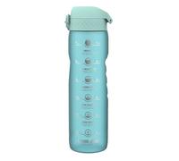 ion8 Botella de Agua 1 Litro Con Marcador de Tiempo, 1000 ml, a Prueba de Fugas, Asa de Transporte, Apta para Lavavajillas, Sin BPA, Agarre Contorneado, Ideal para Gimnasio, Azul Sónico Motivador