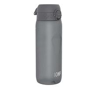 ION8 Botella de Agua, 750ml, Deportiva, a Prueba de Fugas, Fácil de Abrir, Cerradura Segura, Asa de Transporte, Apta para Lavavajillas, Agarre Contorneado, Sin BPA, Neutro en Carbono, Gris