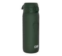 ion8 Botella de Agua, 750ml, Deportiva, a Prueba de Fugas, Fácil de Abrir, Cerradura Segura, Asa de Transporte, Apta para Lavavajillas, Agarre Contorneado, Sin BPA, Neutro en Carbono, Verde Oscuro