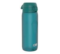 Ion8 Botella de Agua, 750ml, Deportiva, a Prueba de Fugas, Fácil de Abrir, Cerradura Segura, Asa de Transporte, Apta para Lavavajillas, Agarre Contorneado, Sin BPA, Neutro en Carbono, Aguamarina