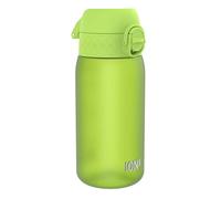 ion8 Botella de Agua para Niños, 350ml, a Prueba de Fugas, Fácil de Abrir, Cerradura Segura, Apta para Lavavajillas, Sin BPA, Asa de Transporte, Fácil de Limpiar, Neutro en Carbono, Verde