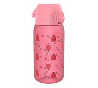 ion8 Botella de Agua para Niños, 350ml, a Prueba de Fugas, Fácil de Abrir, Cerradura Segura, Apta para Lavavajillas, Sin BPA, Asa de Transporte, Fácil de Limpiar, Neutro en Carbono, Diseño Mariquita