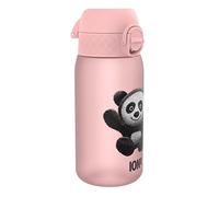 ion8 Botella de Agua para Niños, 350ml, a Prueba de Fugas, Fácil de Abrir, Cerradura Segura, Apta para Lavavajillas, Sin BPA, Asa de Transporte, Fácil de Limpiar, Neutro en Carbono, Panda