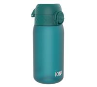 ION8 Botella de Agua para Niños, 350ml, a Prueba de Fugas, Fácil de Abrir, Cerradura Segura, Apta para Lavavajillas, Sin BPA, Asa de Transporte, Fácil de Limpiar, Neutro en Carbono, Aqua