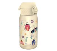 ION8 Botella de Agua para Niños, 350ml, a Prueba de Fugas, Fácil de Abrir, Cerradura Segura, Apta para Lavavajillas, Sin BPA, Asa de Transporte, Fácil de Limpiar, Neutro en Carbono, Vida de Insectos