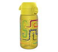 ION8 Botella de Agua para Niños, 350ml, a Prueba de Fugas, Fácil de Abrir, Cerradura Segura, Apta para Lavavajillas, Sin BPA, Asa de Transporte, Fácil de Limpiar, Neutro en Carbono, Serpiente