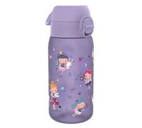 ion8 Botella de Agua para Niños, 350ml, a Prueba de Fugas, Fácil de Abrir, Cerradura Segura, Apta para Lavavajillas, Sin BPA, Asa de Transporte, Fácil de Limpiar, Neutro en Carbono, Hadas