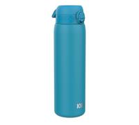 Ion8 Botella Térmica 1 Litro, 920 ml, a Prueba de Fugas, Fácil de Abrir, Cerradura Segura, Asa de Transporte, Aptas para Lavavajillas, Acero Inoxidable, Ideal para Deportes y Yoga, Azul