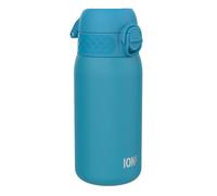 Ion8 Botella Termica de Agua Acero Inoxidable para Niños, 320ml, a Prueba de Fugas, Fácil de Abrir, Cerradura Segura, Aptas para Lavavajillas, Asa de Transporte, Fácil de Limpiar, Azul