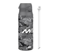 ion8 MotoGP Camuflaje Botella Térmica 750ml (24oz) a Prueba de Fugas, Fácil de Abrir, Cerradura Segura, Asa de Transporte, Aptas para Lavavajillas, Acero Inoxidable, Ideal para Deportes