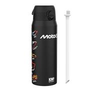 ion8 MotoGP Mixto Botella Térmica 750ml (24oz) a Prueba de Fugas, Fácil de Abrir, Cerradura Segura, Asa de Transporte, Aptas para Lavavajillas, Acero Inoxidable, Ideal para Deportes