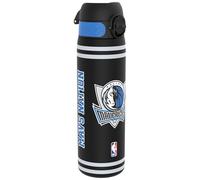 ion8 NBA Dallas Mavericks Botella Agua, 500ml, a Prueba de Fugas, Fácil de Abrir, Cerradura Segura, Apta para Lavavajillas, Sin BPA, Asa de Transporte, Fácil de Limpiar, Neutro en Carbono